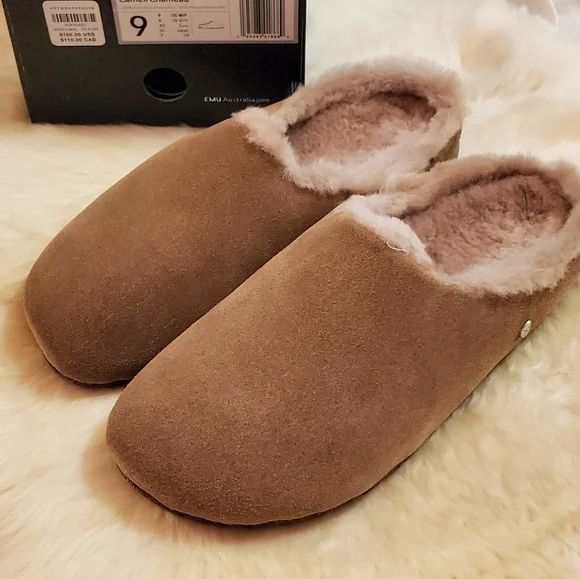 Emu Monch Slippers - Camel - Picture 7 of 10